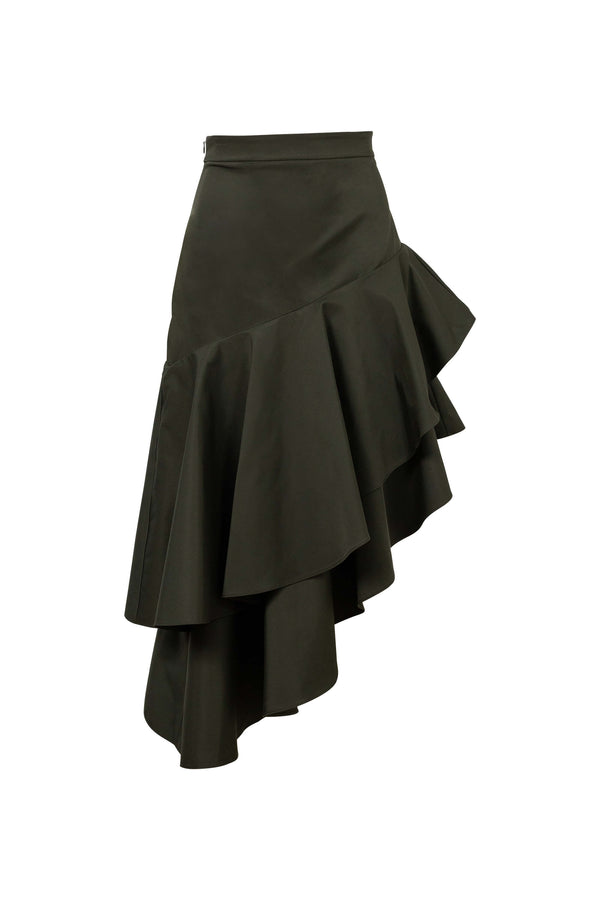 Edith Asymmetric Ruffle Falda 740971 - Reina Diaz