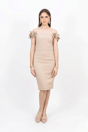 Eleanor 3D Floral Vestido - Reina Diaz