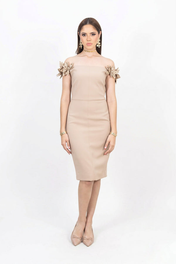 Eleanor 3D Floral Vestido - Reina Diaz