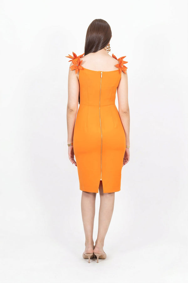 Eleanor 3D Floral Vestido - Reina Diaz