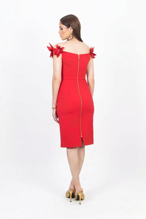 Eleanor 3D Floral Vestido - Reina Diaz