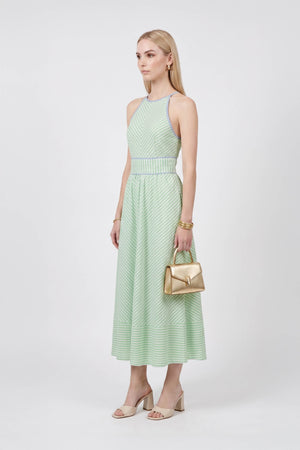 Elena Halter Neckline Maxivestido 526296 - Reina Diaz