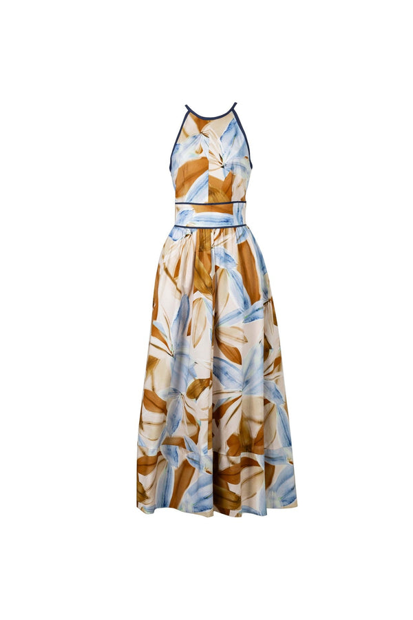Elena Halter Neckline Maxivestido 526296 - Reina Diaz