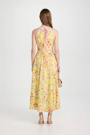 Elena Halter Neckline Maxivestido 526296 - Reina Diaz