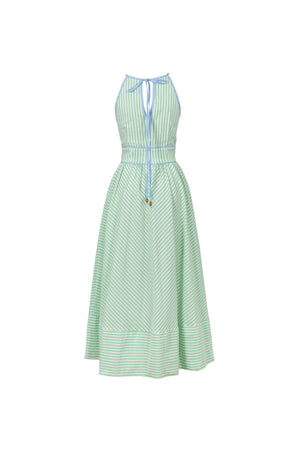 Elena Halter Neckline Maxivestido 526296 - Reina Diaz
