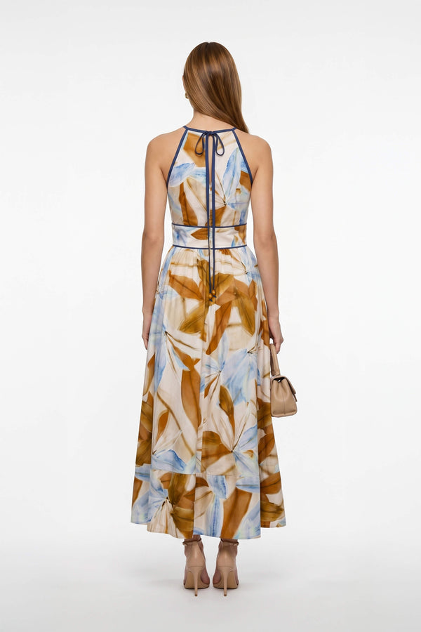 Elena Halter Neckline Maxivestido 526296 - Reina Diaz