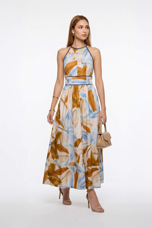 Elena Halter Neckline Maxivestido 526296 - Reina Diaz