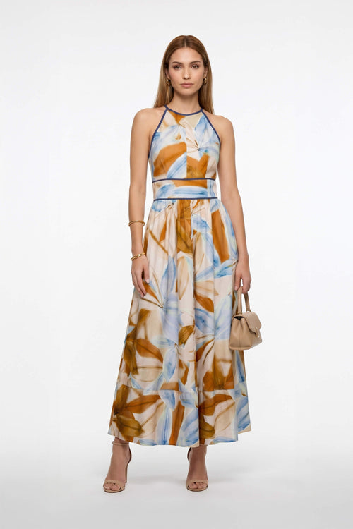 Elena Halter Neckline Maxivestido 526296 - Reina Diaz