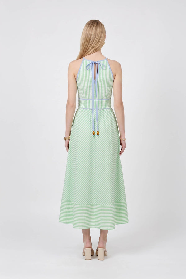 Elena Halter Neckline Maxivestido 526296 - Reina Diaz