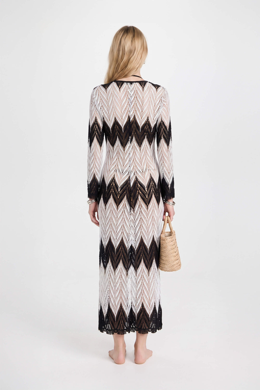 Elena Tie Front Maxi Salida Baño 570062 BOR - Reina Diaz