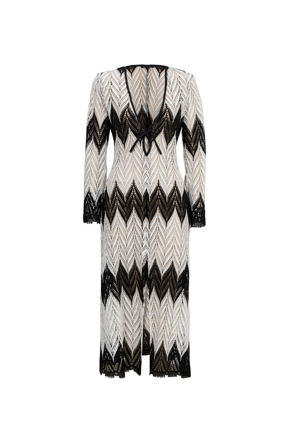 Elena Tie Front Maxi Salida Baño 570062 BOR - Reina Diaz