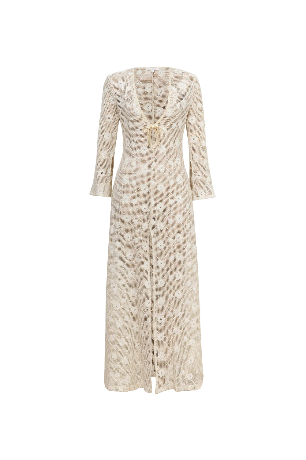 Elena Tie Front Maxi Salida Baño 570062 NAT - Reina Diaz