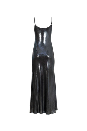 Erin Metallic Slip Vestido - Reina Diaz
