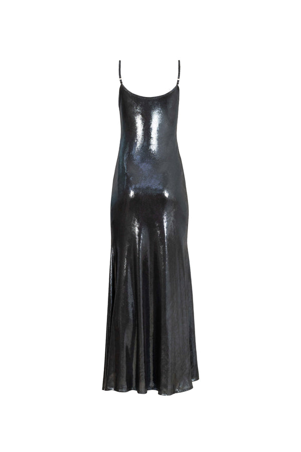 Erin Metallic Slip Vestido - Reina Diaz