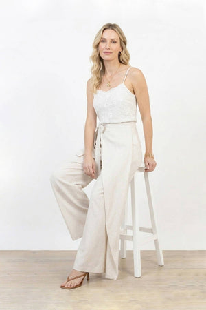 Everleigh Side - Tie Wrap Pantalón - Reina Diaz