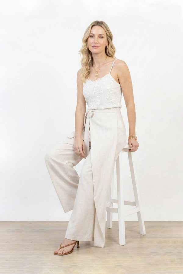Everleigh Side - Tie Wrap Pantalón - Reina Diaz