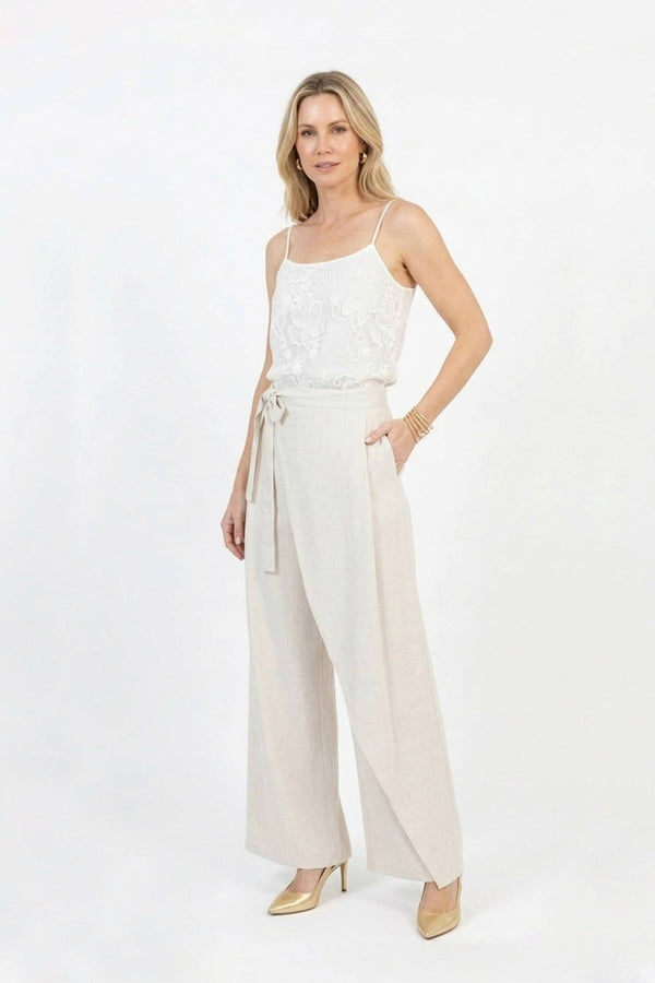 Everleigh Side - Tie Wrap Pantalón - Reina Diaz