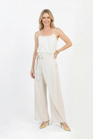 Everleigh Side - Tie Wrap Pantalón - Reina Diaz