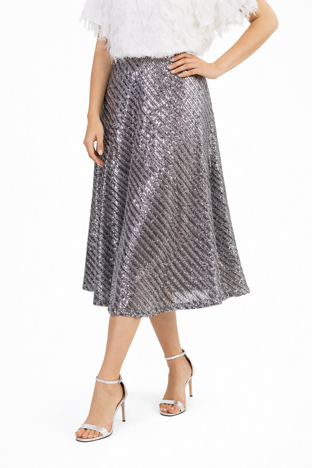 Falda - 541277 - GRI (Solo falda) - Reina Diaz