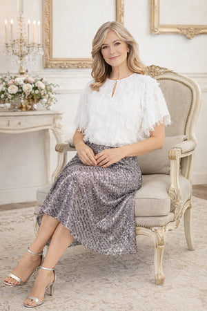 Falda - 541277 - GRI (Solo falda) - Reina Diaz