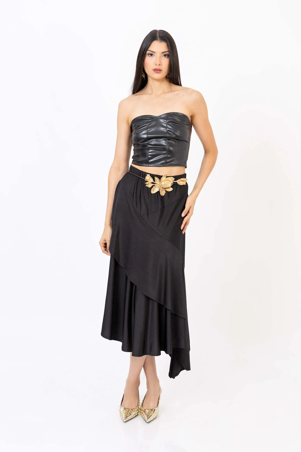 Falda - 541344 - NEG - Reina Diaz