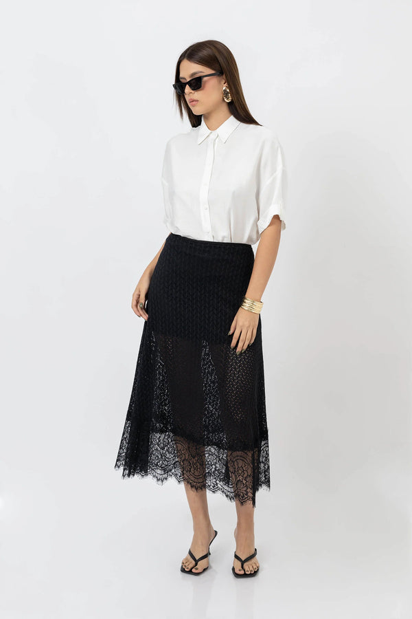 Falda - 740877 - NEG - Reina Diaz