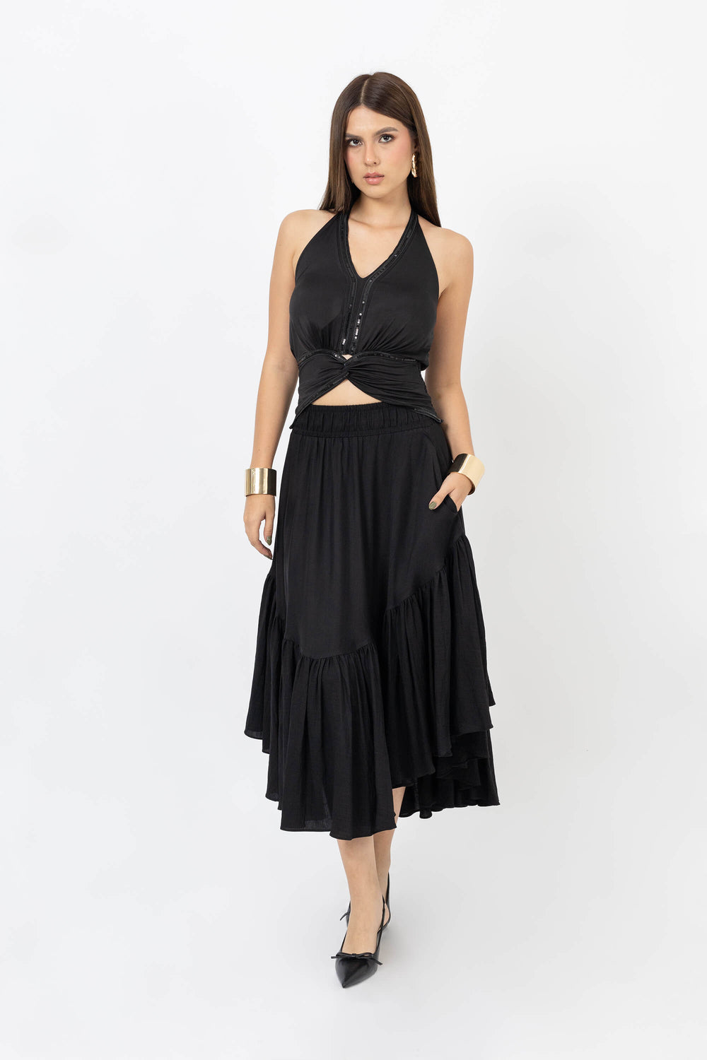 Falda - 740948 - NEG - Reina Diaz