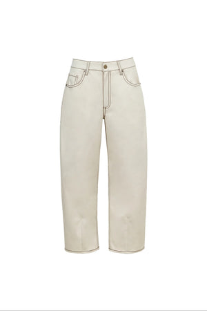 Gabriela Straight - Leg High - Waist Pantalón - Reina Diaz
