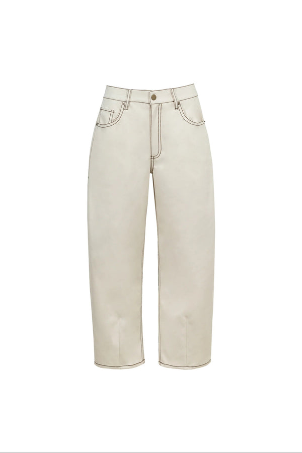 Gabriela Straight - Leg High - Waist Pantalón - Reina Diaz