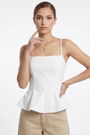 Gabriela Straight - Leg High - Waist Pantalón - Reina Diaz