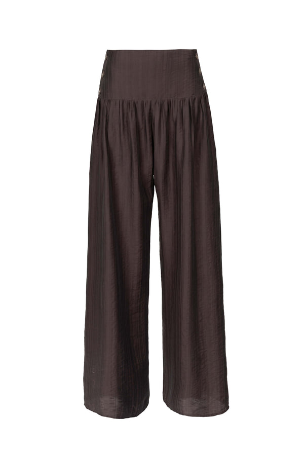 Gala High-Waist Button Wide-Leg Pantalón 731179 CHO - Reina Diaz