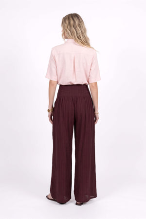 Gala High-Waist Button Wide-Leg Pantalón 731179 PAS - Reina Diaz