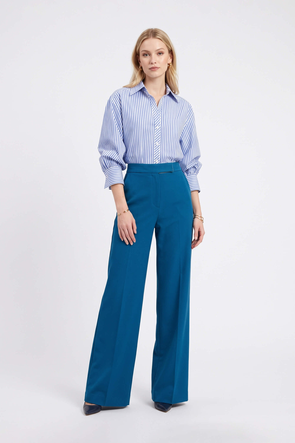 Gala High-Waist Wide-Leg Pantalón 532115 COB - Reina Diaz