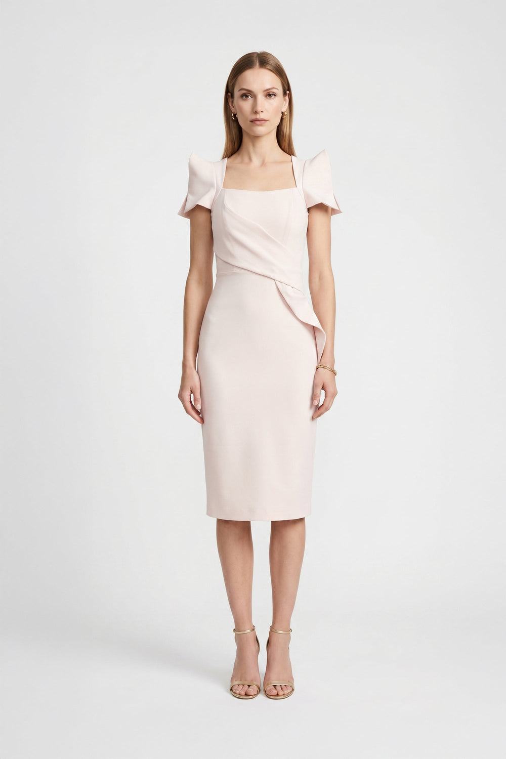 Genesis Square - Neck Vestido - Reina Diaz