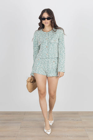 Gia Knit Tailored Short - Reina Diaz