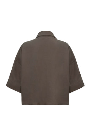 Ginebra Relaxed Tencel - Blend Texture Blusa - Reina Diaz