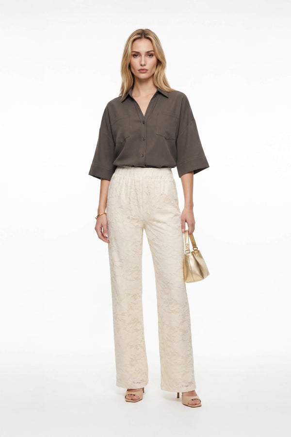 Ginebra Relaxed Tencel - Blend Texture Blusa - Reina Diaz