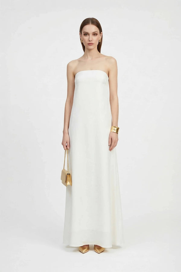Giorgia Strapless Maxi Vestido - Reina Diaz