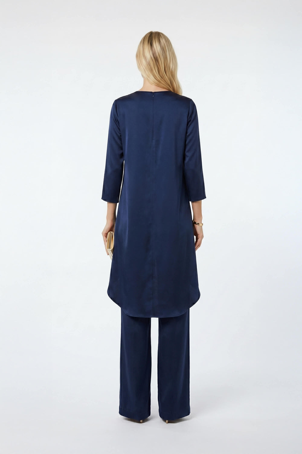 Hanna Wide - Leg Tailored Pantalón - Reina Diaz