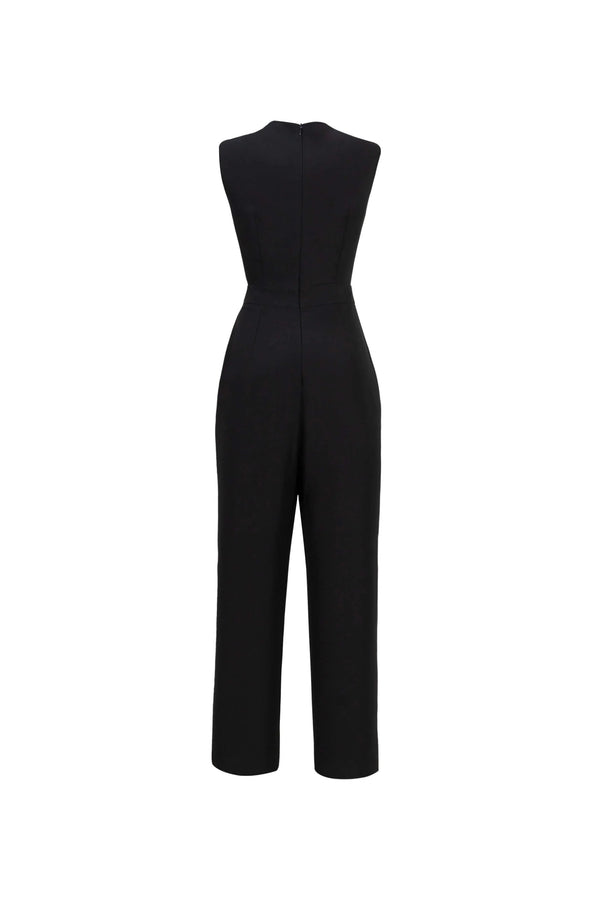 Ibiza Knotted Waist Tech Pantsuit - Reina Diaz