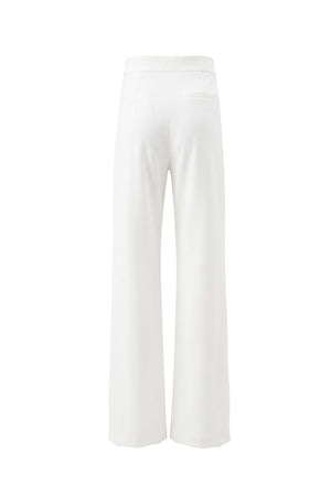 Inés Double-Button High-Waist Wide-Leg Pantalón 532143 HUE - Reina Diaz