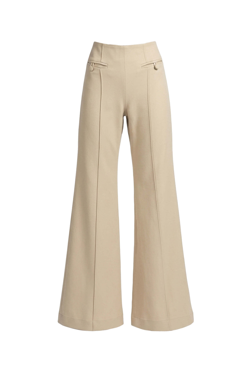 Inés High-Waist Seamed Flare Pants 532144 ARE - Reina Diaz
