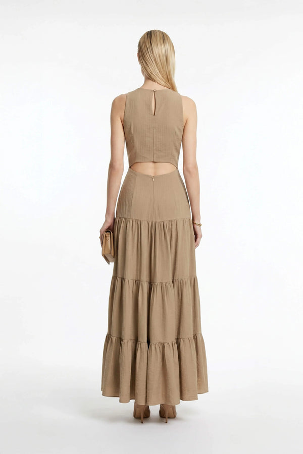 Isabel Cut - Out Maxi Vestido - Reina Diaz