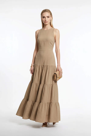 Isabel Cut - Out Maxi Vestido - Reina Diaz