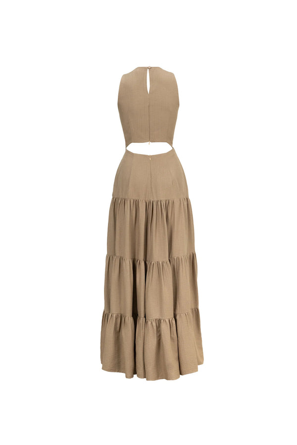 Isabel Cut - Out Maxi Vestido - Reina Diaz