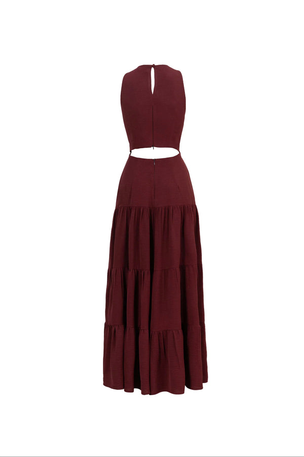 Isabel Cut - Out Maxi Vestido - Reina Diaz