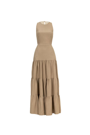 Isabel Cut - Out Maxi Vestido - Reina Diaz