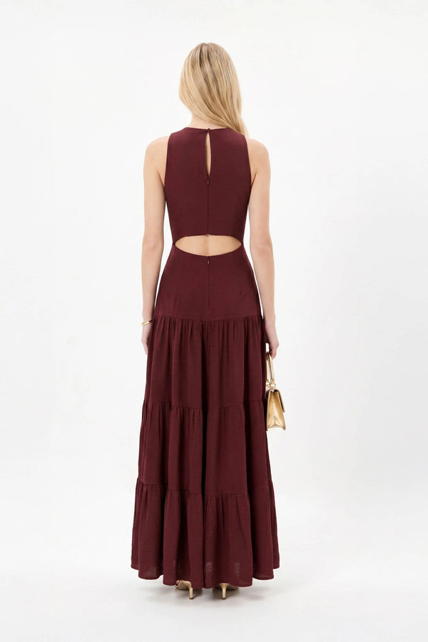 Isabel Cut - Out Maxi Vestido - Reina Diaz