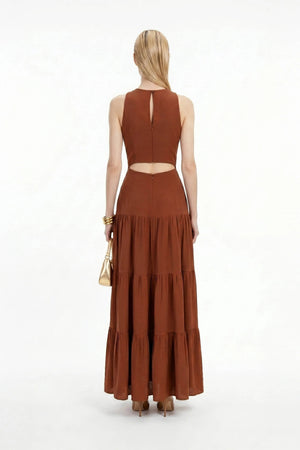 Isabel Cut - Out Maxi Vestido - Reina Diaz