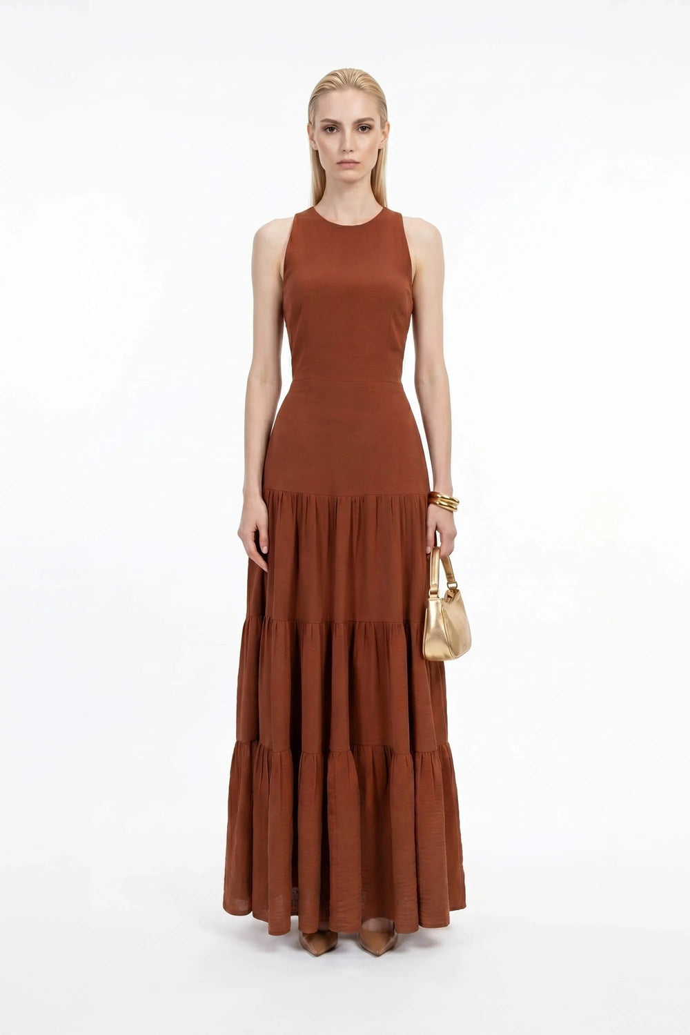 Isabel Cut - Out Maxi Vestido - Reina Diaz